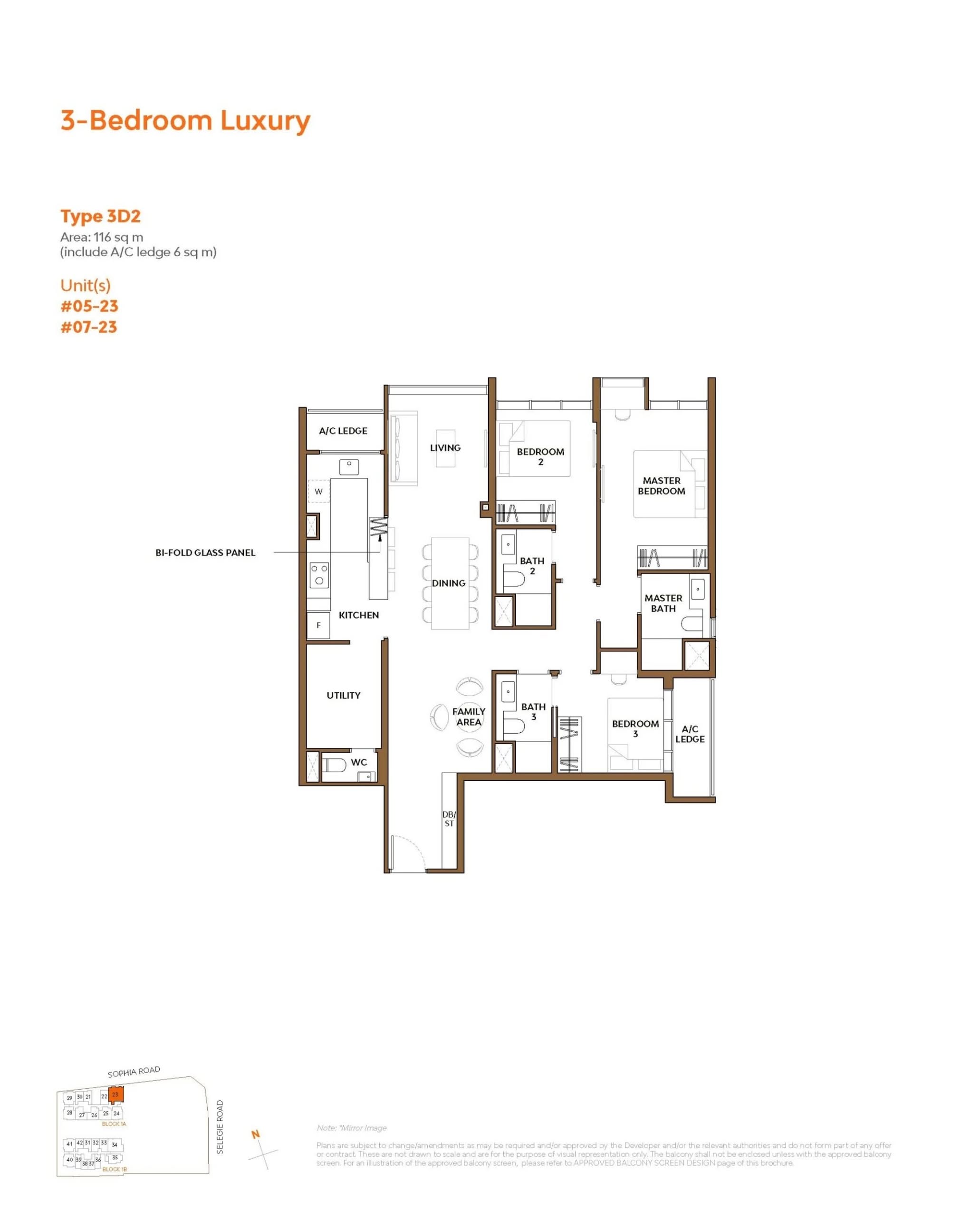 The Collective At One Sophia floorplan